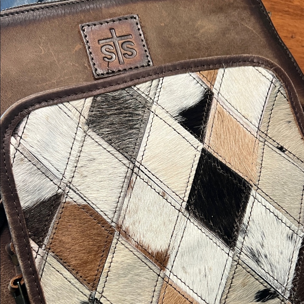 STS Ranchwear Brown Leather Backpack - Picture 6 of 9
